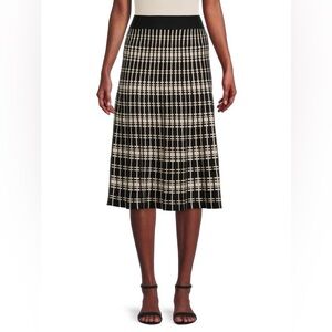 MAX STUDIO Knit A Line Midi Skirt